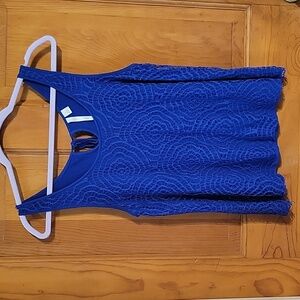 Pretty Lauren Conrad tank top. Blue size large.